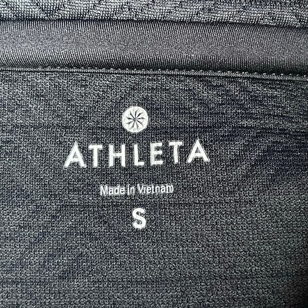 Athleta Jacquard Elevation Quilted Oversized Pullover Size  Small Black - Picture 5 of 12